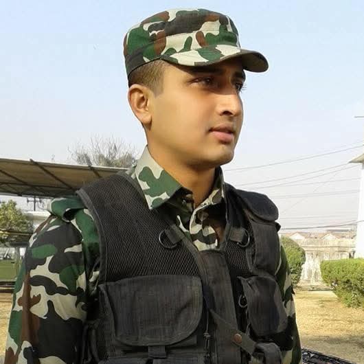 Sunil in Nepal Army